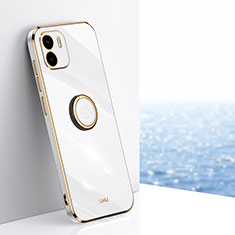Funda Silicona Carcasa Ultrafina Goma con Magnetico Anillo de dedo Soporte XL1 para Xiaomi Redmi A1 Blanco