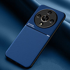 Funda Silicona Carcasa Ultrafina Goma con Magnetico para Huawei Honor Magic6 Lite 5G Azul