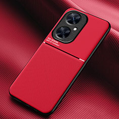 Funda Silicona Carcasa Ultrafina Goma con Magnetico para Huawei Nova 11i Rojo