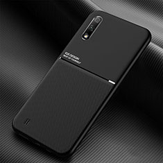 Funda Silicona Carcasa Ultrafina Goma con Magnetico para Samsung Galaxy A01 SM-A015 Negro