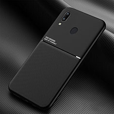 Funda Silicona Carcasa Ultrafina Goma con Magnetico para Samsung Galaxy A20 Negro