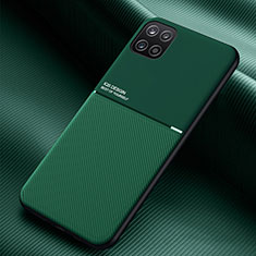 Funda Silicona Carcasa Ultrafina Goma con Magnetico para Samsung Galaxy A22 5G Verde