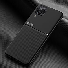 Funda Silicona Carcasa Ultrafina Goma con Magnetico para Samsung Galaxy A42 5G Negro
