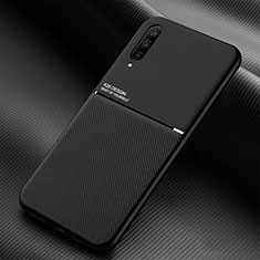 Funda Silicona Carcasa Ultrafina Goma con Magnetico para Samsung Galaxy A50S Negro