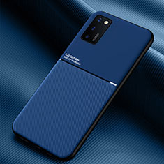 Funda Silicona Carcasa Ultrafina Goma con Magnetico para Samsung Galaxy F02S SM-E025F Azul