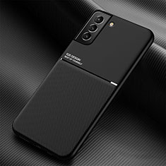 Funda Silicona Carcasa Ultrafina Goma con Magnetico para Samsung Galaxy S22 Plus 5G Negro