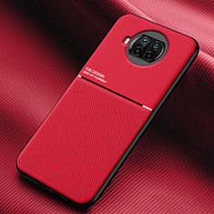 Funda Silicona Carcasa Ultrafina Goma con Magnetico para Xiaomi Mi 10T Lite 5G Rojo
