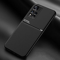 Funda Silicona Carcasa Ultrafina Goma con Magnetico para Xiaomi Mi 11i 5G (2022) Negro