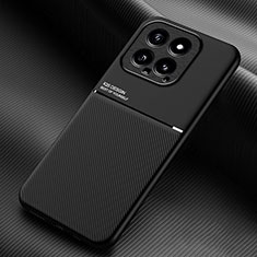 Funda Silicona Carcasa Ultrafina Goma con Magnetico para Xiaomi Mi 14 5G Negro