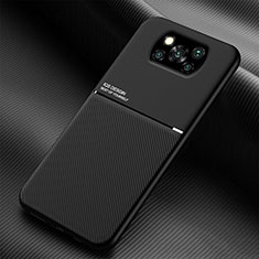 Funda Silicona Carcasa Ultrafina Goma con Magnetico para Xiaomi Poco X3 Pro Negro