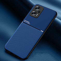 Funda Silicona Carcasa Ultrafina Goma con Magnetico para Xiaomi Poco X4 GT 5G Azul