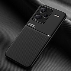 Funda Silicona Carcasa Ultrafina Goma con Magnetico para Xiaomi Redmi Note 13 Pro+ Plus 5G Negro