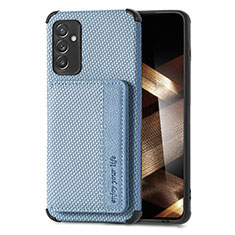 Funda Silicona Carcasa Ultrafina Goma con Magnetico S01D para Samsung Galaxy A15 5G Azul
