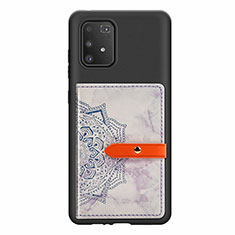 Funda Silicona Carcasa Ultrafina Goma con Magnetico S01D para Samsung Galaxy M80S Morado