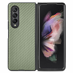 Funda Silicona Carcasa Ultrafina Goma con Magnetico S01D para Samsung Galaxy Z Fold4 5G Verde