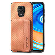 Funda Silicona Carcasa Ultrafina Goma con Magnetico S01D para Xiaomi Poco M2 Pro Marron