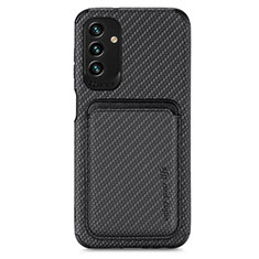 Funda Silicona Carcasa Ultrafina Goma con Magnetico S02D para Samsung Galaxy A04s Negro