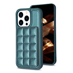 Funda Silicona Carcasa Ultrafina Goma con Magnetico S03D para Apple iPhone 13 Pro Verde