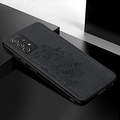 Funda Silicona Carcasa Ultrafina Goma con Magnetico S03D para Samsung Galaxy A72 5G Negro