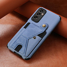Funda Silicona Carcasa Ultrafina Goma con Magnetico S03D para Samsung Galaxy F13 4G Azul