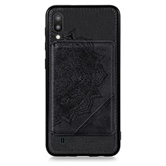 Funda Silicona Carcasa Ultrafina Goma con Magnetico S03D para Samsung Galaxy M10 Negro