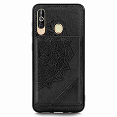 Funda Silicona Carcasa Ultrafina Goma con Magnetico S03D para Samsung Galaxy M40 Negro