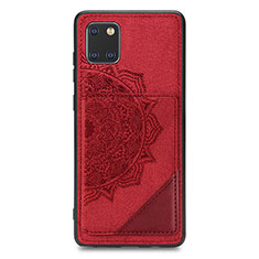 Funda Silicona Carcasa Ultrafina Goma con Magnetico S03D para Samsung Galaxy M60s Rojo