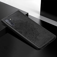 Funda Silicona Carcasa Ultrafina Goma con Magnetico S03D para Samsung Galaxy Note 10 5G Negro