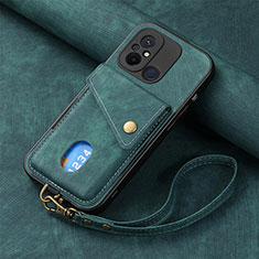 Funda Silicona Carcasa Ultrafina Goma con Magnetico S03D para Xiaomi Poco C55 Verde