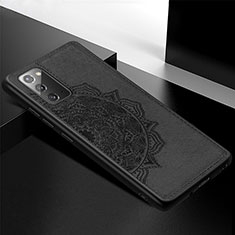 Funda Silicona Carcasa Ultrafina Goma con Magnetico S04D para Samsung Galaxy Note 20 5G Negro