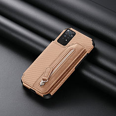 Funda Silicona Carcasa Ultrafina Goma con Magnetico S04D para Xiaomi Redmi Note 11 Pro 4G Oro