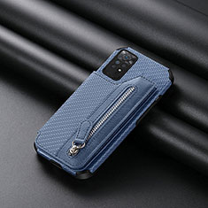 Funda Silicona Carcasa Ultrafina Goma con Magnetico S04D para Xiaomi Redmi Note 11 Pro 5G Azul