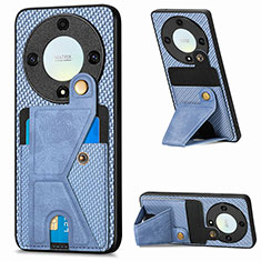 Funda Silicona Carcasa Ultrafina Goma con Magnetico S05D para Huawei Honor Magic5 Lite 5G Azul