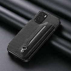 Funda Silicona Carcasa Ultrafina Goma con Magnetico S05D para Xiaomi Mi 11X Pro 5G Negro