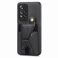 Funda Silicona Carcasa Ultrafina Goma con Magnetico S05D para Xiaomi Poco X4 NFC Negro