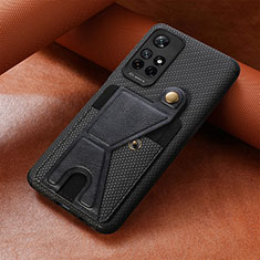 Funda Silicona Carcasa Ultrafina Goma con Magnetico S05D para Xiaomi Redmi Note 11T 5G Negro