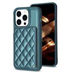 Funda Silicona Carcasa Ultrafina Goma con Magnetico S10D para Apple iPhone 13 Pro Verde