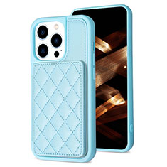 Funda Silicona Carcasa Ultrafina Goma con Magnetico S10D para Apple iPhone 14 Pro Azul Cielo