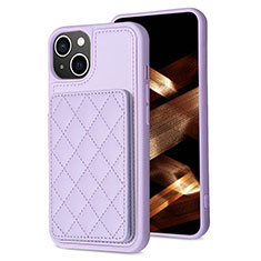 Funda Silicona Carcasa Ultrafina Goma con Magnetico S10D para Apple iPhone 15 Plus Purpura Claro