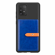 Funda Silicona Carcasa Ultrafina Goma con Magnetico S10D para Samsung Galaxy M80S Azul