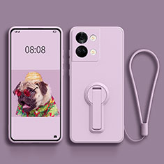 Funda Silicona Carcasa Ultrafina Goma con Soporte para OnePlus Nord 3 5G Purpura Claro