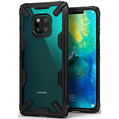 Funda Silicona Carcasa Ultrafina Goma Frontal y Trasera 360 Grados para Huawei Mate 20 Pro Negro