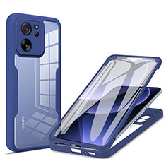 Funda Silicona Carcasa Ultrafina Goma Frontal y Trasera 360 Grados para Xiaomi Mi 13T 5G Azul