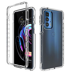 Funda Silicona Carcasa Ultrafina Transparente Goma Frontal y Trasera 360 Grados Gradiente para Motorola Moto Edge S Pro 5G Claro