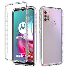 Funda Silicona Carcasa Ultrafina Transparente Goma Frontal y Trasera 360 Grados Gradiente para Motorola Moto G20 Claro