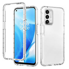 Funda Silicona Carcasa Ultrafina Transparente Goma Frontal y Trasera 360 Grados Gradiente para OnePlus Nord N200 5G Claro