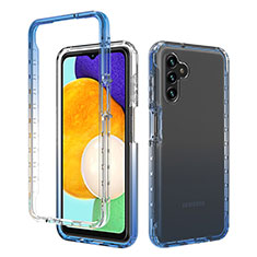 Funda Silicona Carcasa Ultrafina Transparente Goma Frontal y Trasera 360 Grados Gradiente para Samsung Galaxy A13 5G Azul