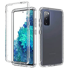Funda Silicona Carcasa Ultrafina Transparente Goma Frontal y Trasera 360 Grados Gradiente para Samsung Galaxy S20 Lite 5G Claro