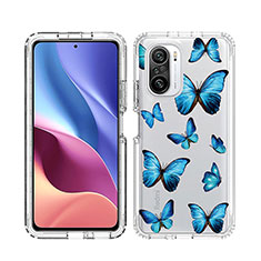 Funda Silicona Carcasa Ultrafina Transparente Goma Frontal y Trasera 360 Grados JX1 para Xiaomi Mi 11i 5G Azul