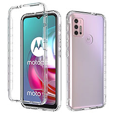 Funda Silicona Carcasa Ultrafina Transparente Goma Frontal y Trasera 360 Grados para Motorola Moto G10 Power Claro